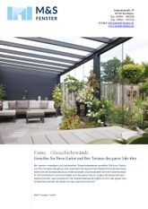 M & S Fenster GmbH | Glasschiebewände
