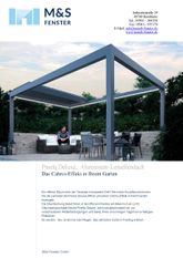 M & S Fenster GmbH | Lamellendach